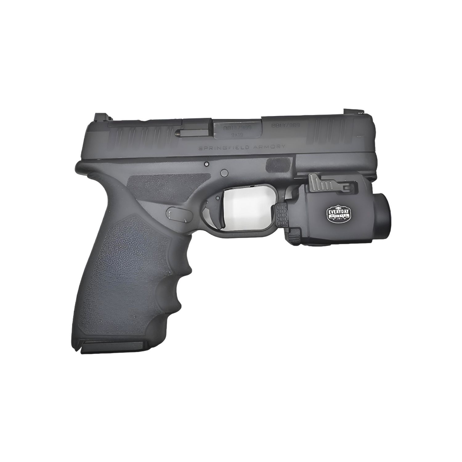 1200 Lumen Rechargeable Compact Pistol Light with Green Laser