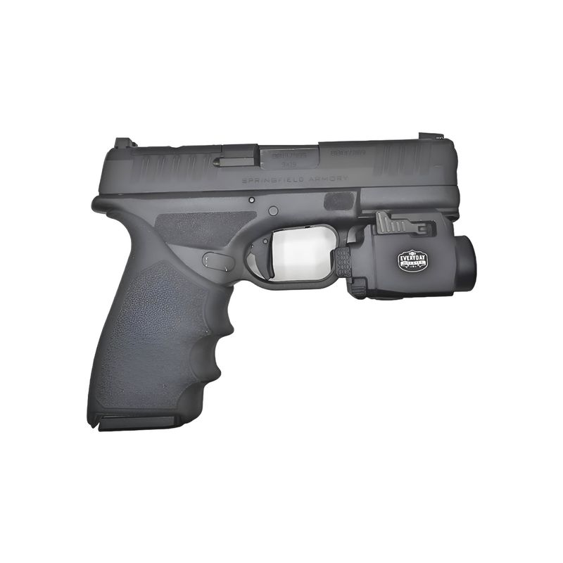 1200 Lumen Rechargeable Compact Pistol Light with Green Laser