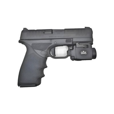 1200 Lumen Rechargeable Compact Pistol Light with Green Laser