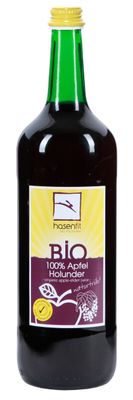 1 L Apfel-Holunder Saft inkl. 0,50 Pfand