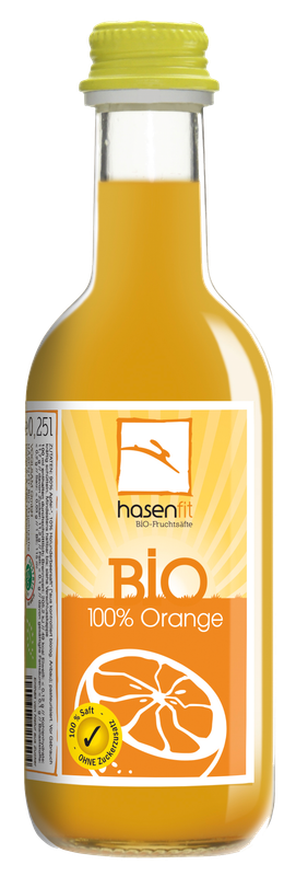 0,25 L Orangensaft inkl. 0,15 Pfand