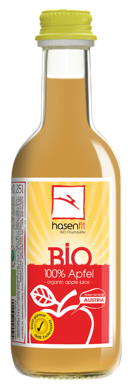 0,25 L Apfelsaft inkl. 0,15 Pfand