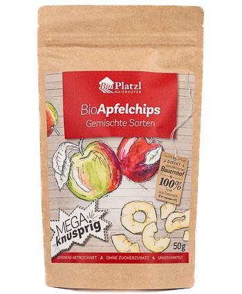 Apfelchips gemischte Sorten 50g