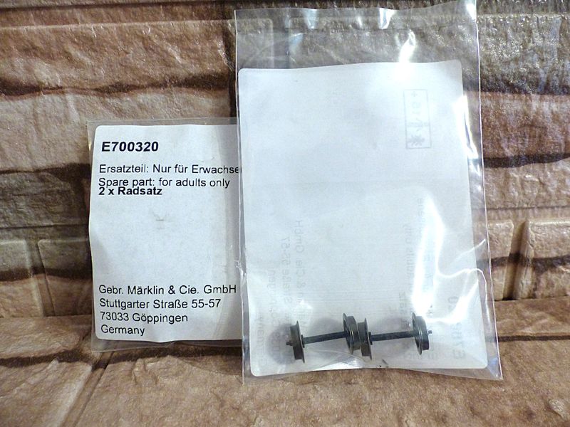 Märklin E700320 Radsatz 2-L (2 St)