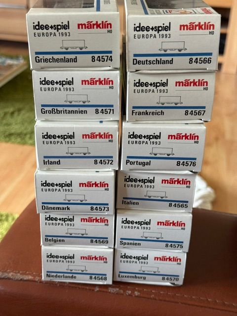 Märklin Containerwagen-Set 12-teilig Neu in OVP