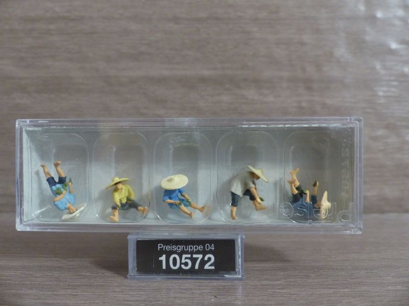 Preiser H0 Figuren 10572 Auf dem Reisfeld (1) 1:87 OVP