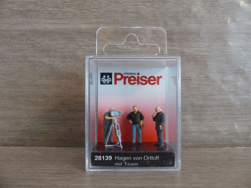 Preiser H0 Figuren 28139 Hagen von Ortloff mit Team 1:87