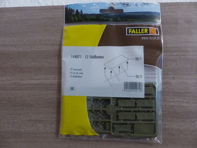 Faller 144071 H0 12 Feldbetten in OVP