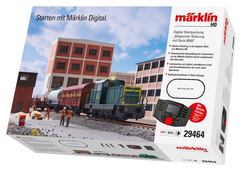 Märklin 29464 Digital-Startpackung "Belgischer Güterzug mit Serie 8000" Neu in OVP