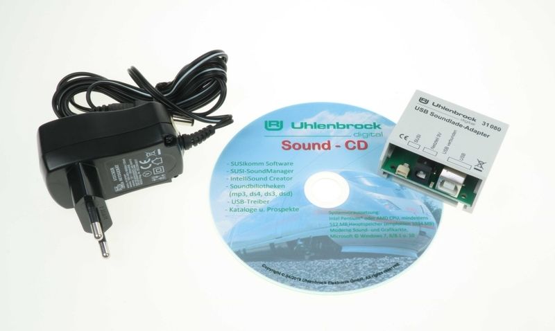 Uhlenbrock 31080 IntelliSound USB-Ladeadapter NEU OVP