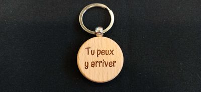 Porte-clés en bois– Gravure sur mesure