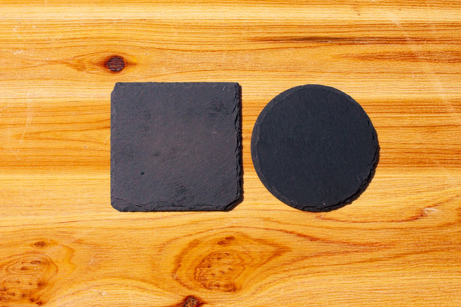 Dessous de verre en ardoise- Gravure sur mesure