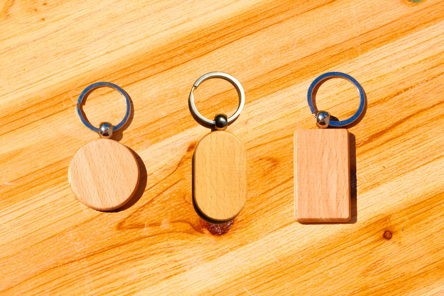 Porte-clés en bois– Gravure sur mesure