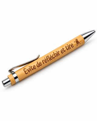 Bamboo Pen – “Stop Thinking and Shoot”