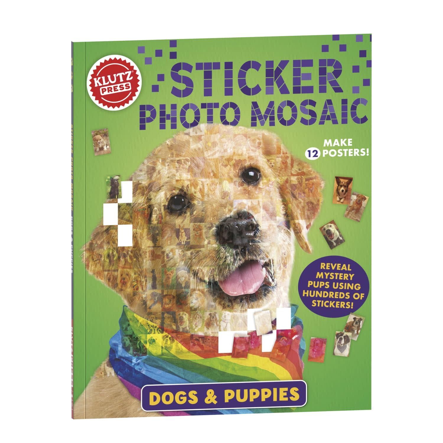Klutz Book Sticker Photo Mosaics: Dogs &amp; Puppies