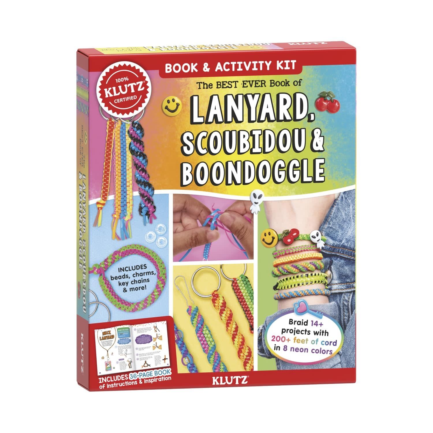 Klutz Book Lanyard Scoubidou &amp; Boondoggle