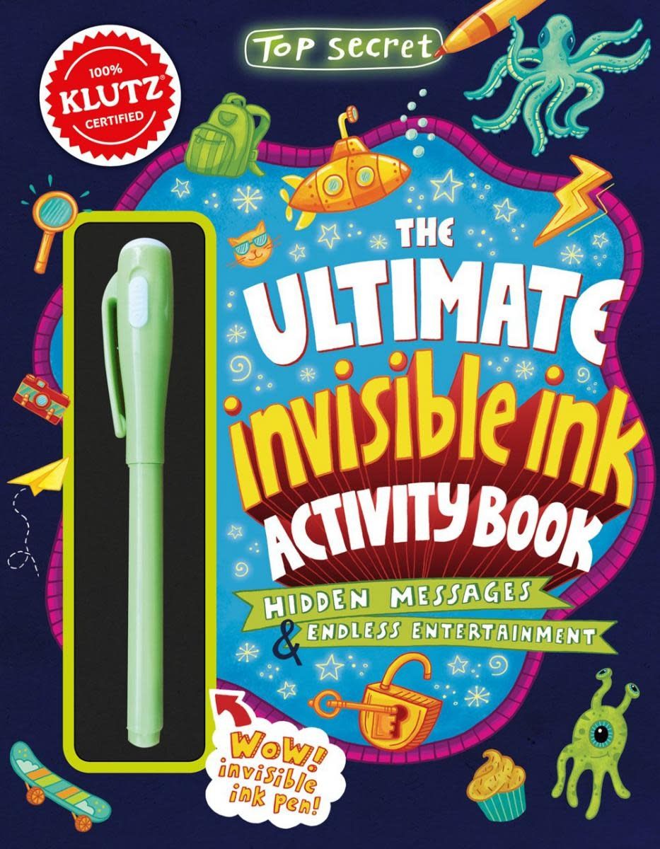 Klutz Book The Ultimate Invisible Ink Activity Book