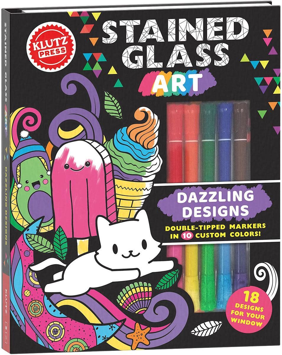 Klutz Book Stained Glass Art: Dazzling Designs