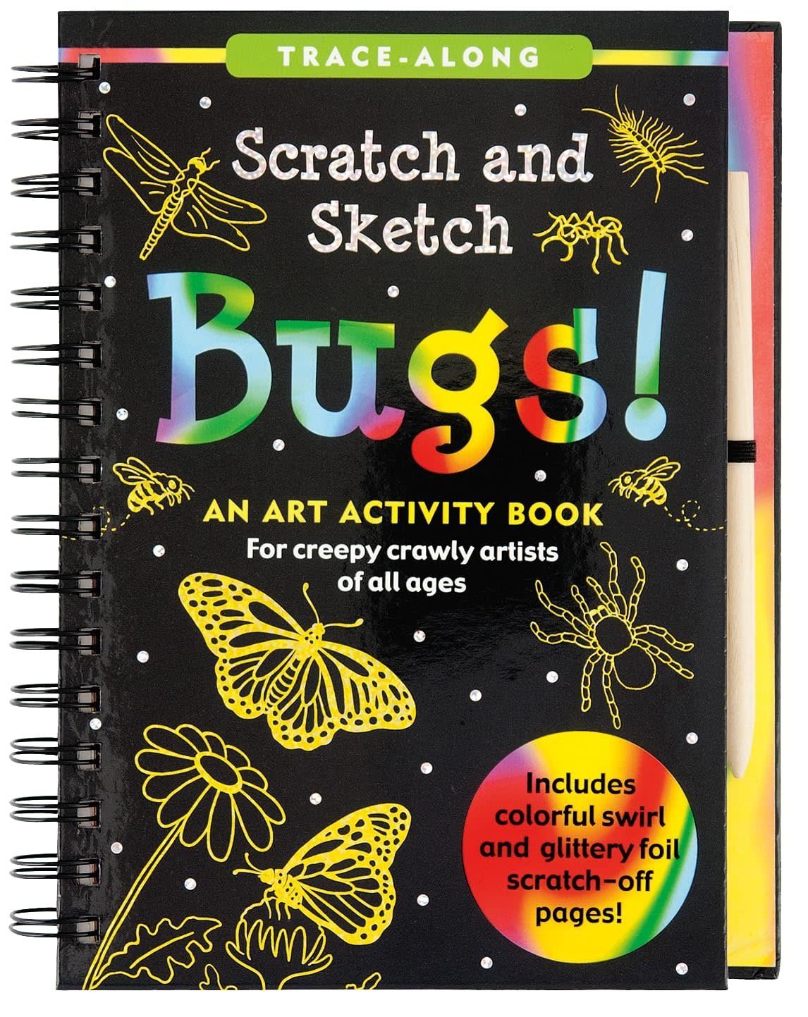 Scratch and Sketch Trace Along Book Bugs!