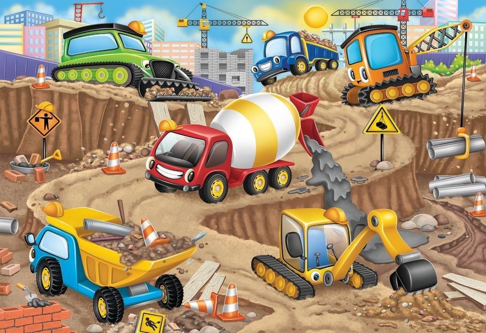 Ravensburger Floor Puzzle 24pc Construction Fun