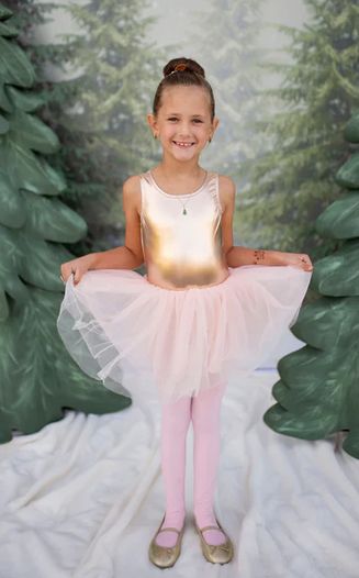 Great Pretenders Ballet Tutu Dress Rose Gold  Size 5-6