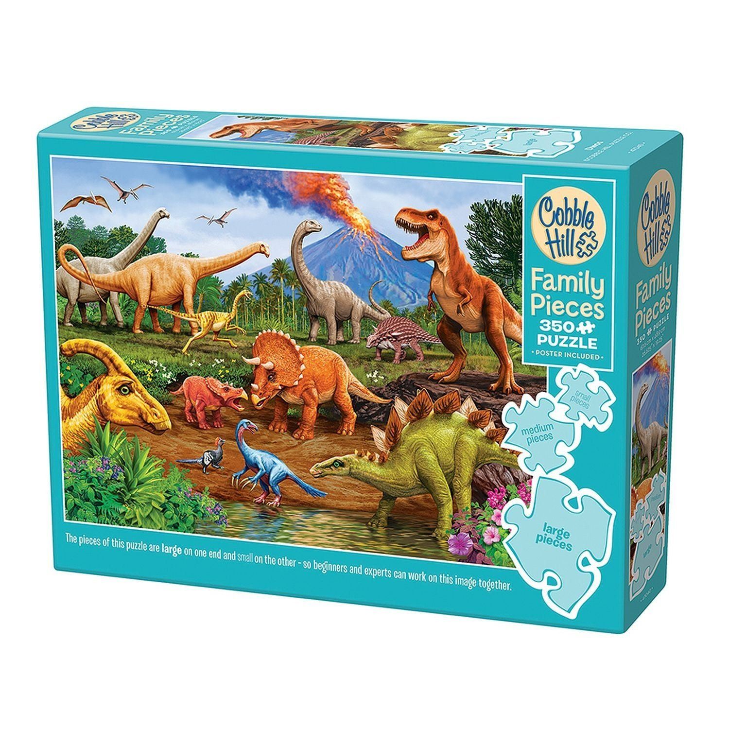 Cobble Hill Family Puzzle 350pc Dinos