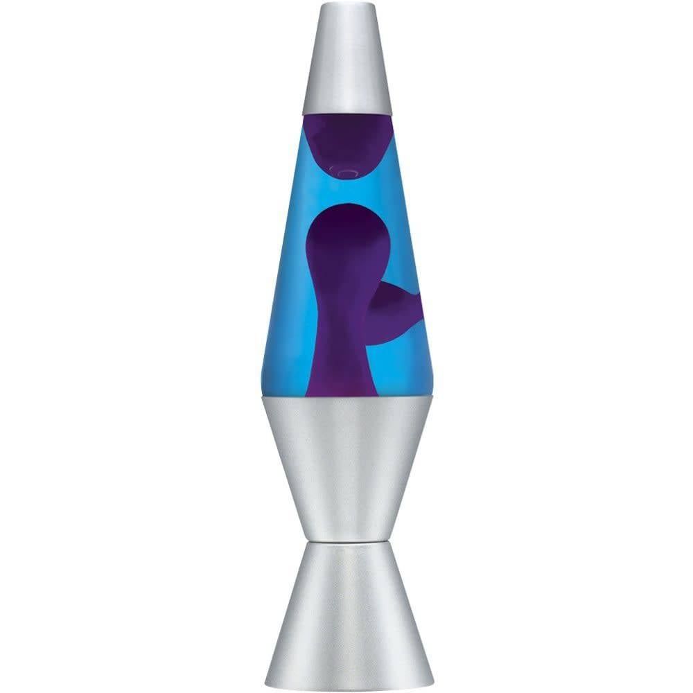 Lava Lamp Blue Liquid Purple Lava 14.5&quot; In-store only.