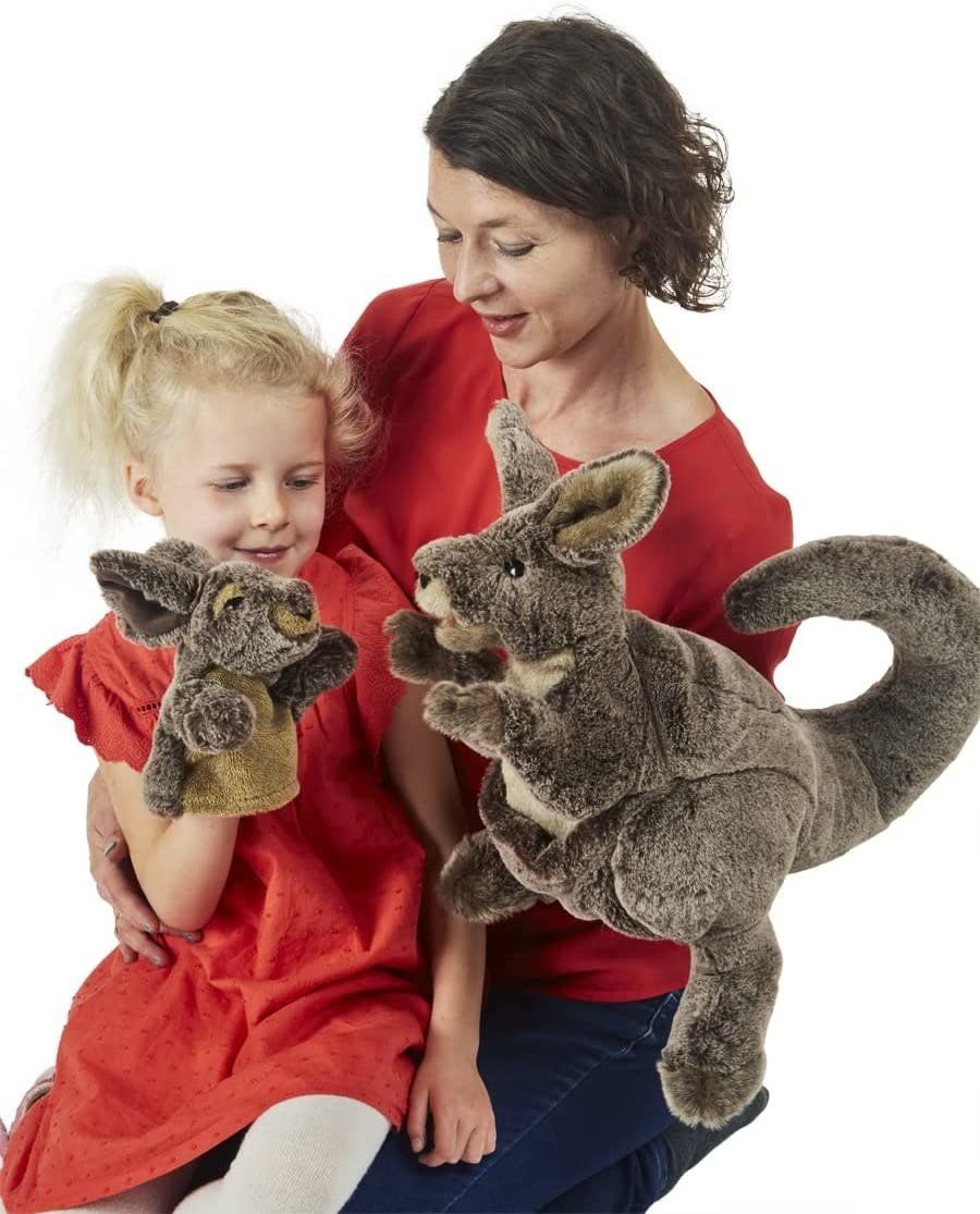 Folkmanis Puppet Kangaroo with Joey