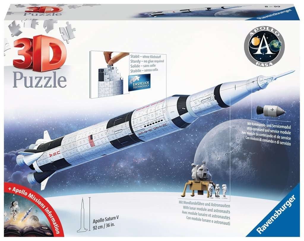 Ravensburger Puzzle 3D Apollo Saturn V Rocket