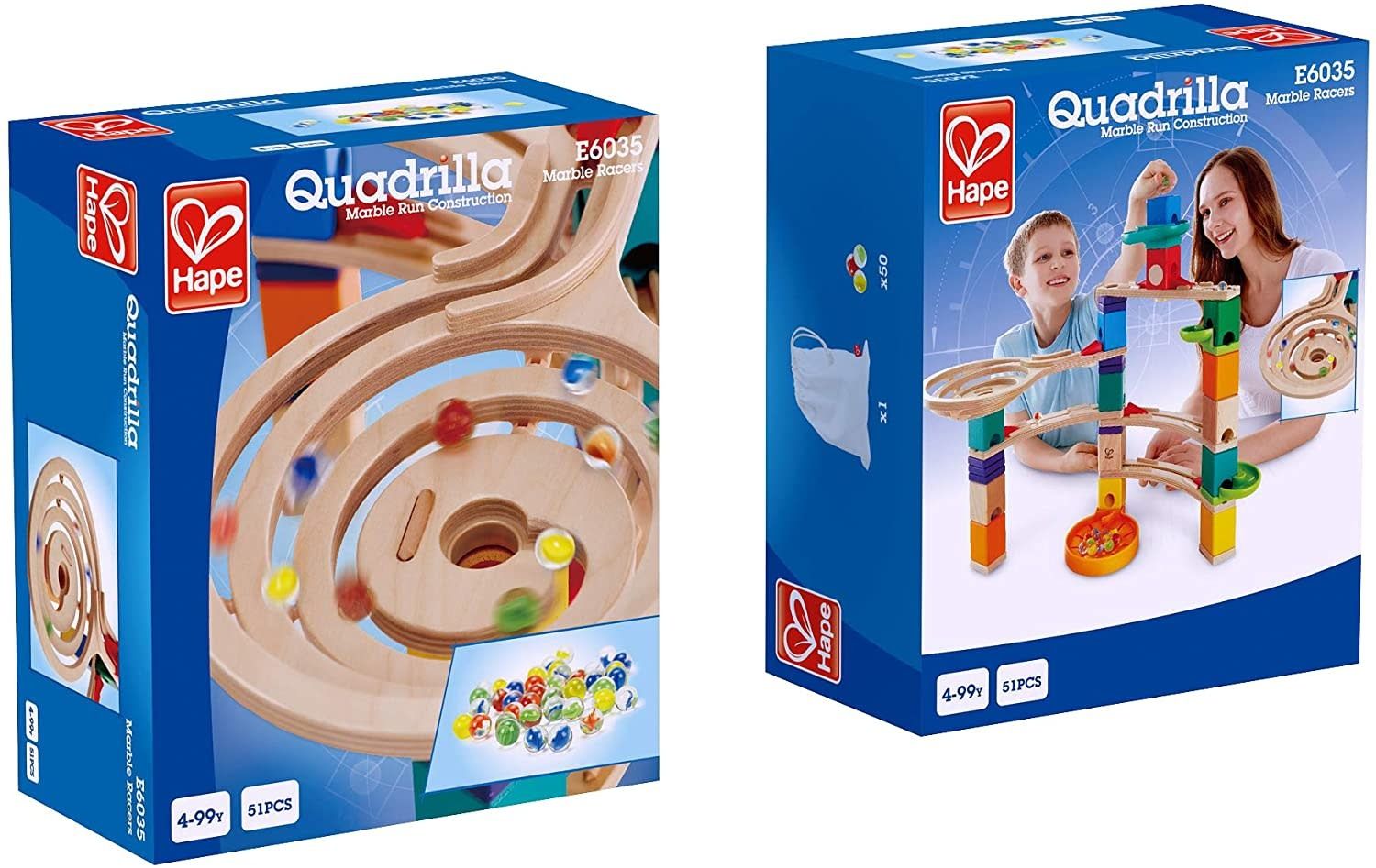 Quadrilla Marble Run Marble Racers