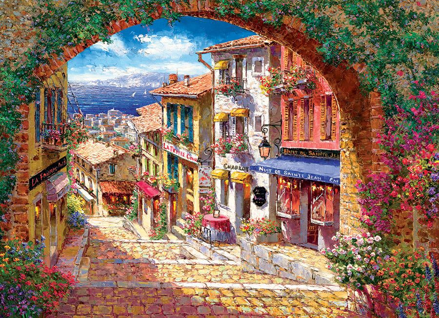 Cobble Hill Puzzle 500pc Archway to Cagne
