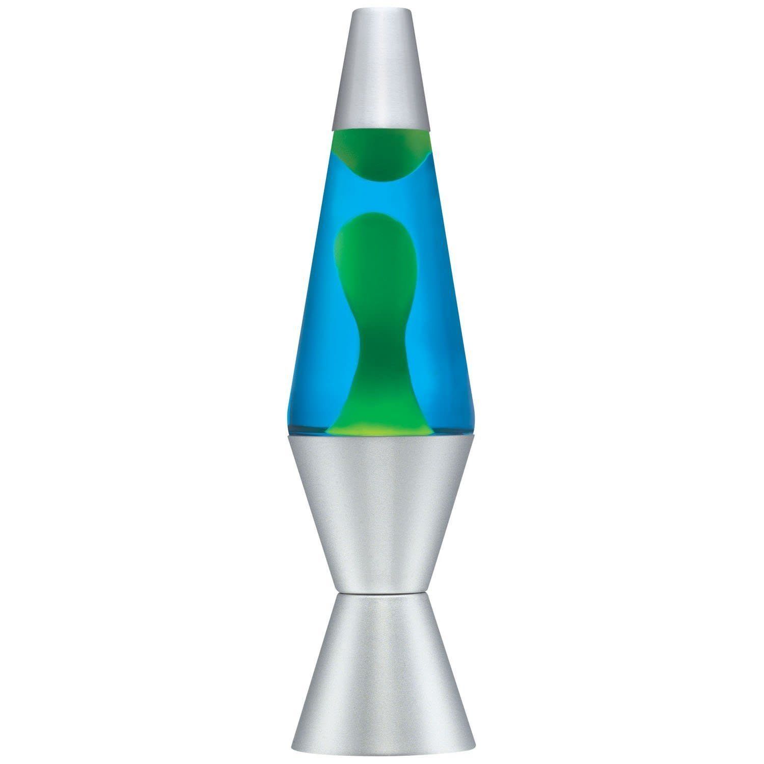 Lava Lamp Blue Liquid Yellow Wax 14.5&quot; In-store only.