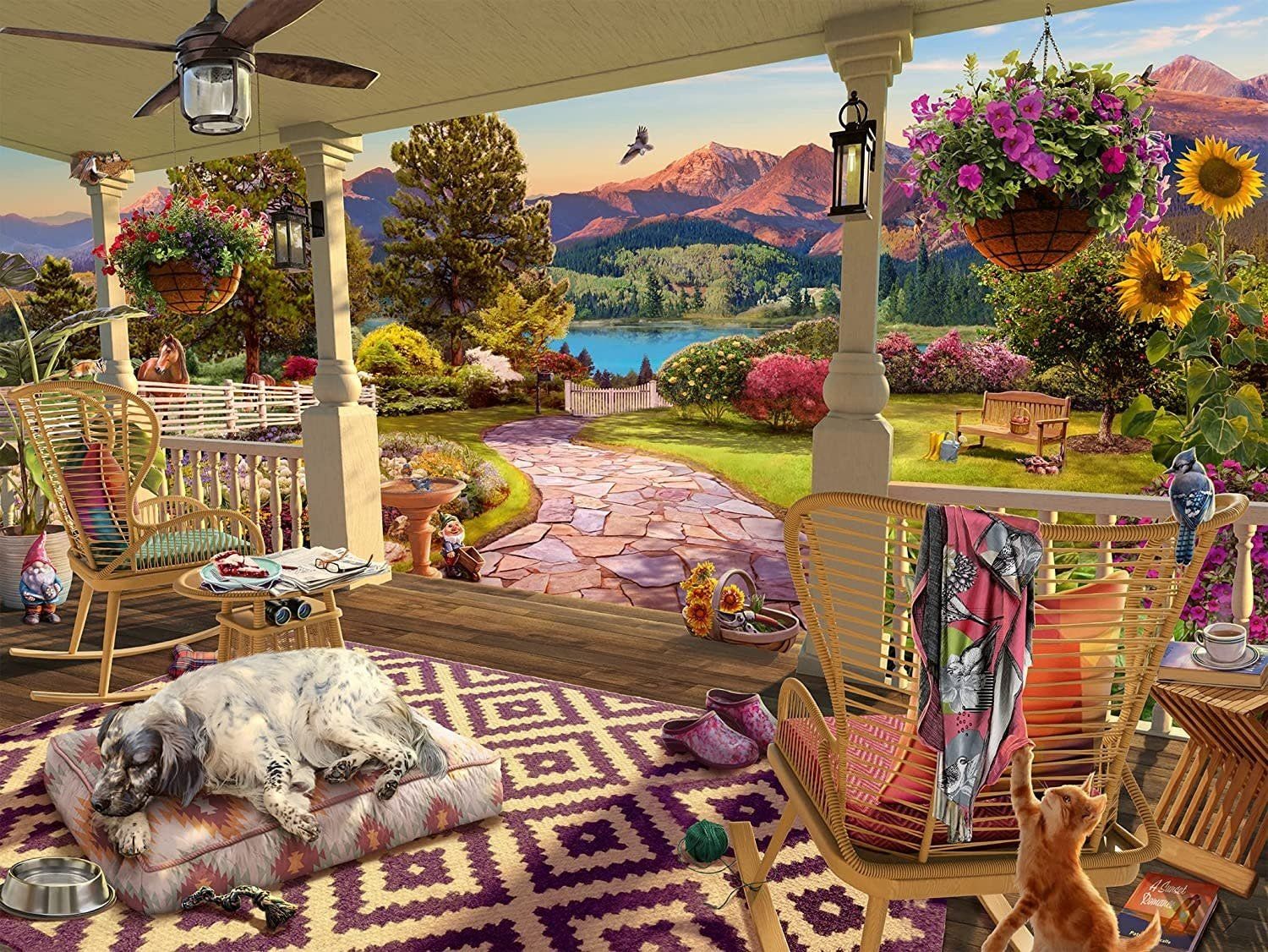 Ravensburger Puzzle 750pc Large Format Cozy Front Porch