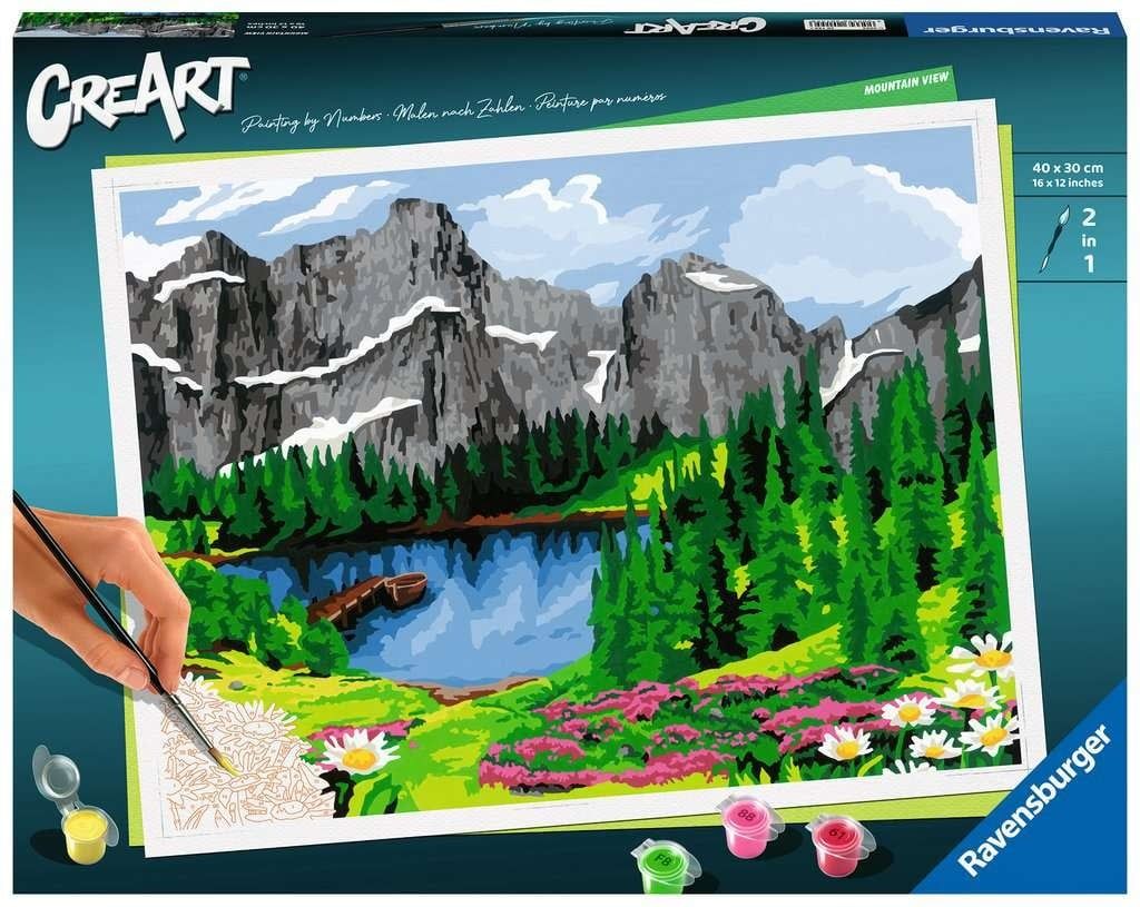 CreArt Adult 30 x 40 cm  Painting by Numbers Mountain View