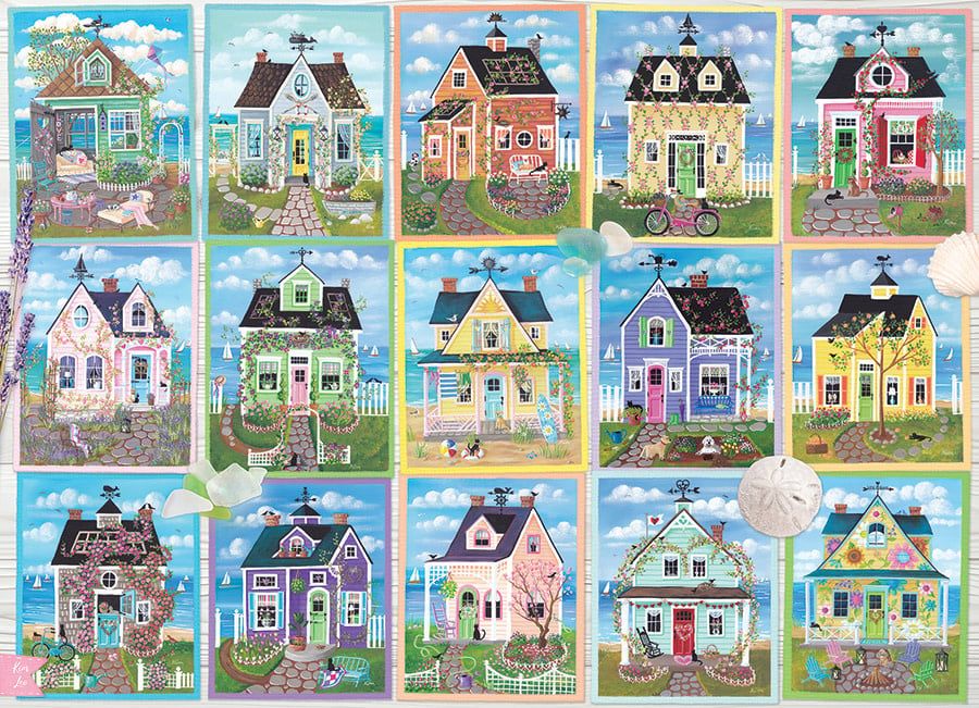 Cobble Hill Puzzle 1000pc Seaside Cottages