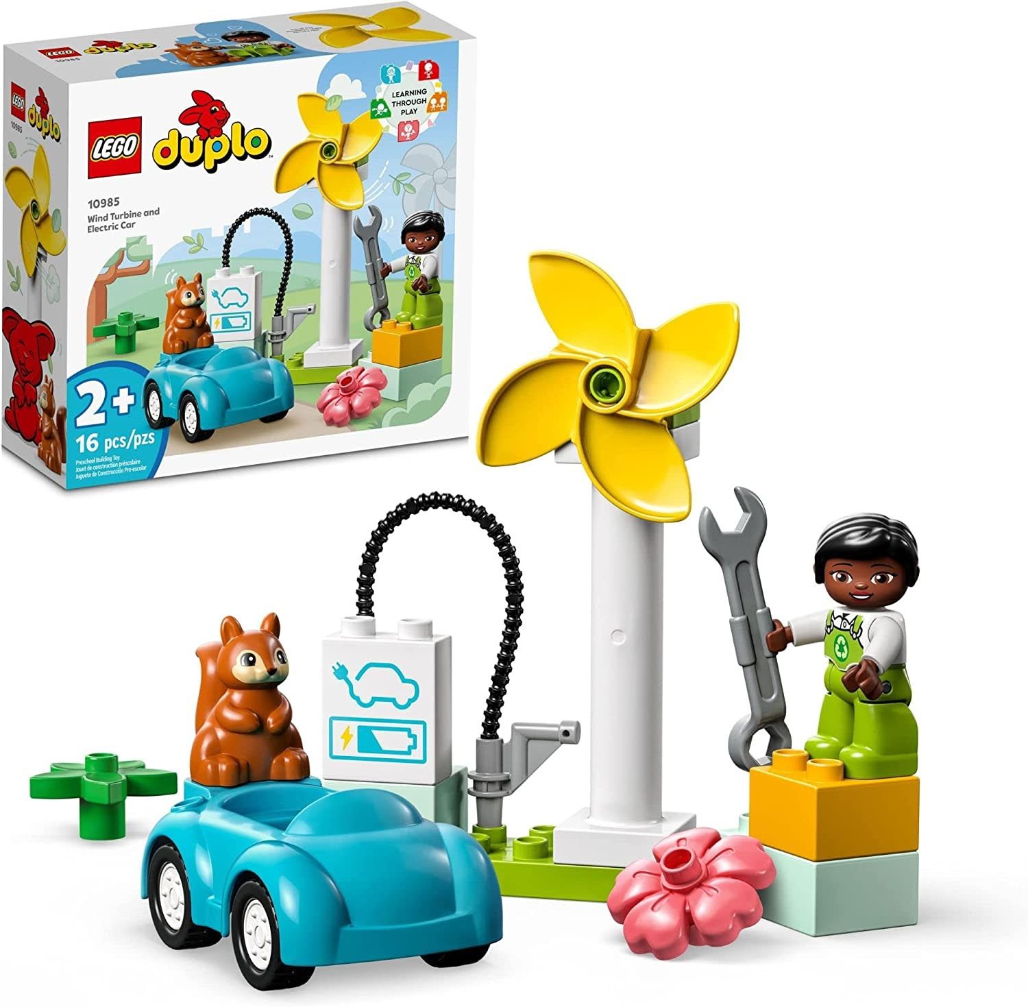 Lego Duplo Wind Turbine &amp; Electric Car