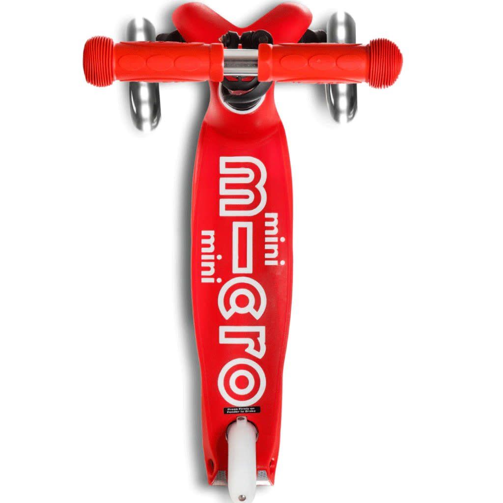 Kickboard Scooter Mini Micro Deluxe LED Red