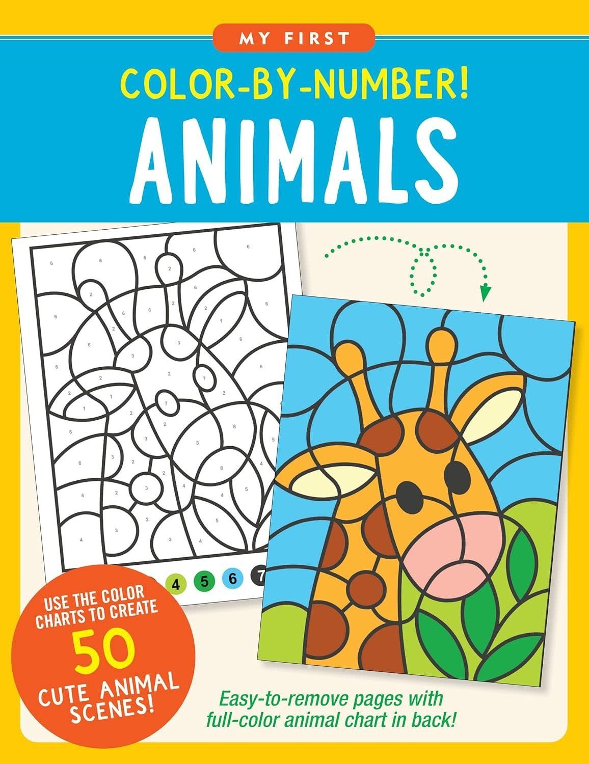 Color By Number! Animals