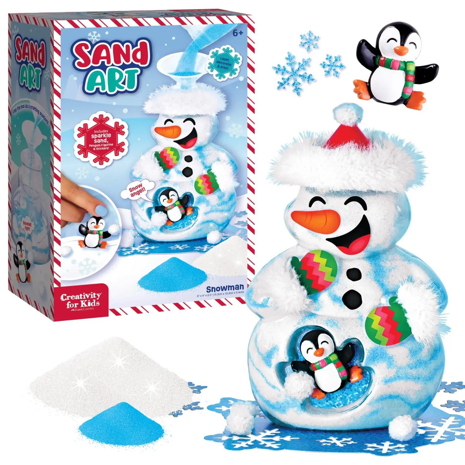 Creativity for Kids Sand Art Snowman