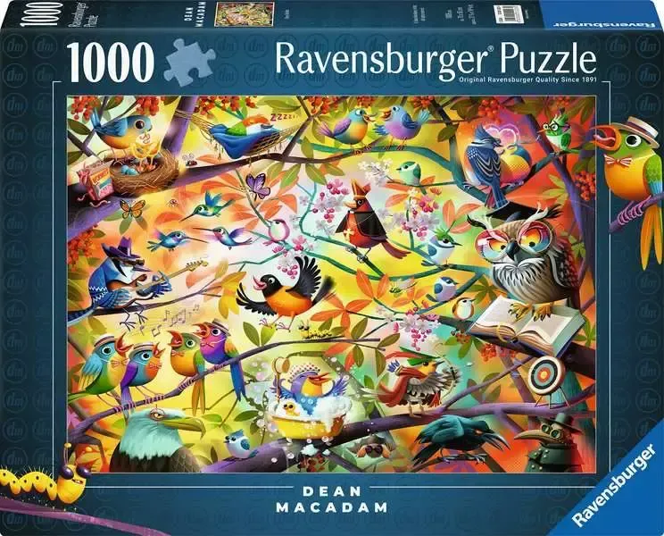 Ravensburger Puzzle 1000pc Busy Birdies