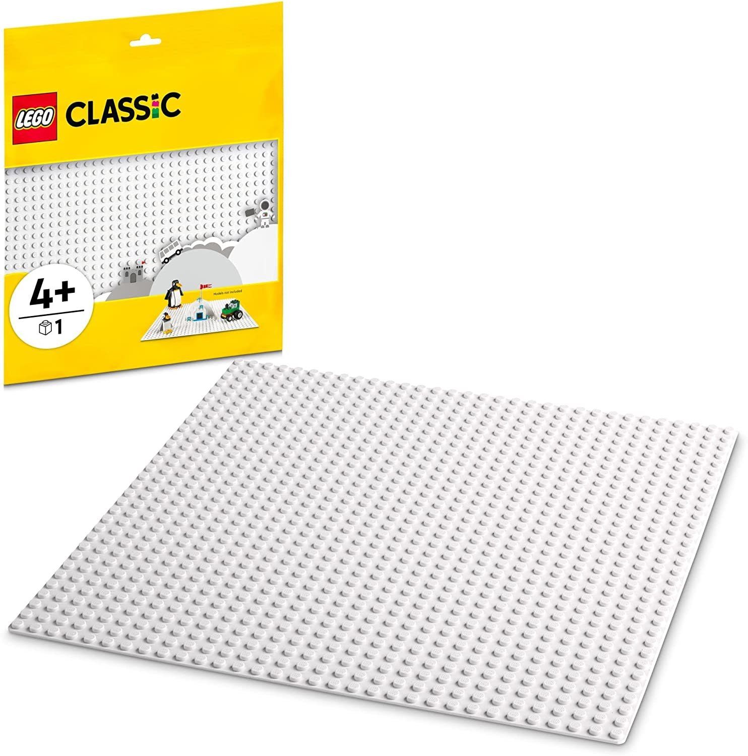 Lego Classic Baseplate White