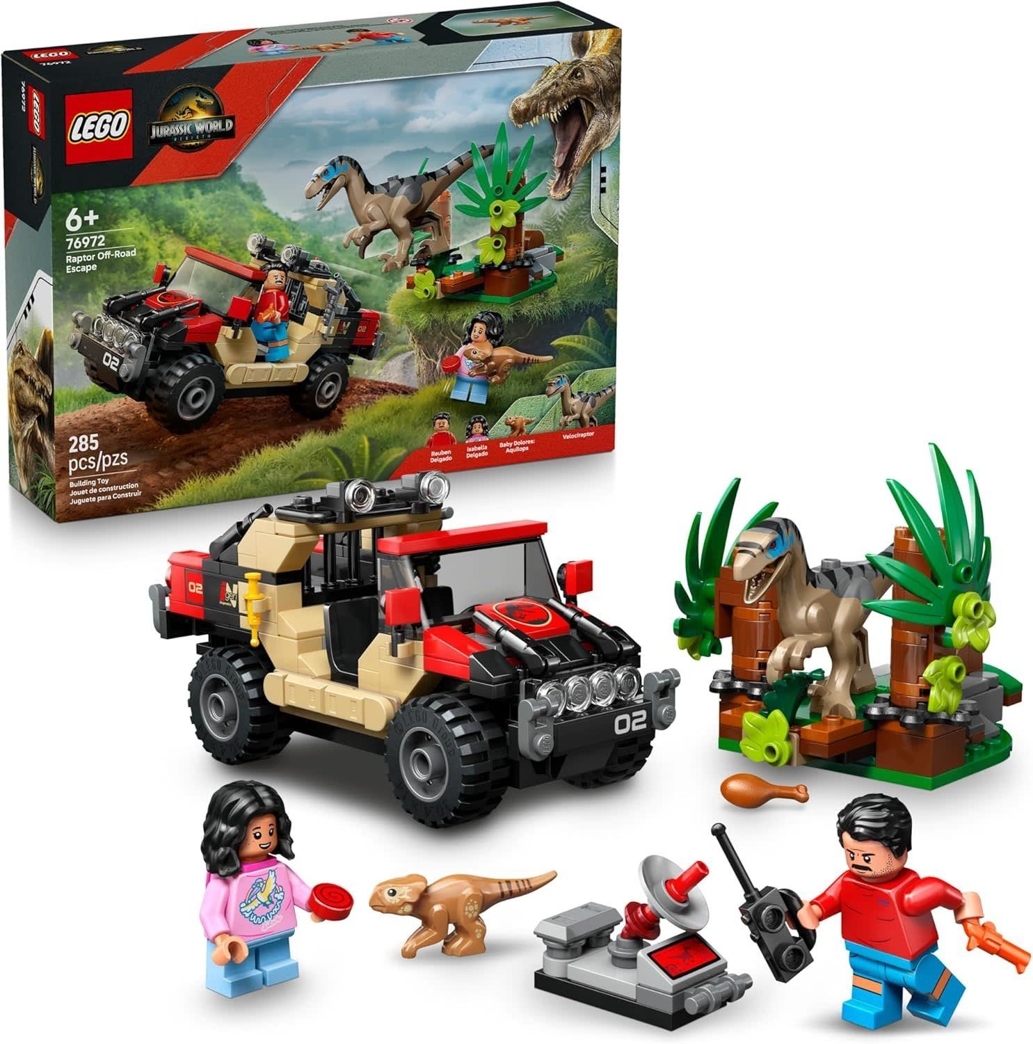 Lego Jurassic World Raptor Off-Road Escape