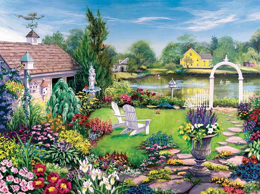 Cobble Hill Puzzle 275pc By the Pond