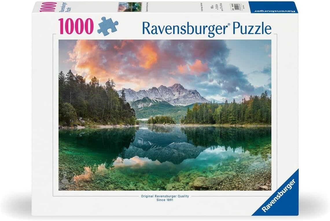 Ravensburger Puzzle 1000pc Zugspitze at the Eibsee, Germany