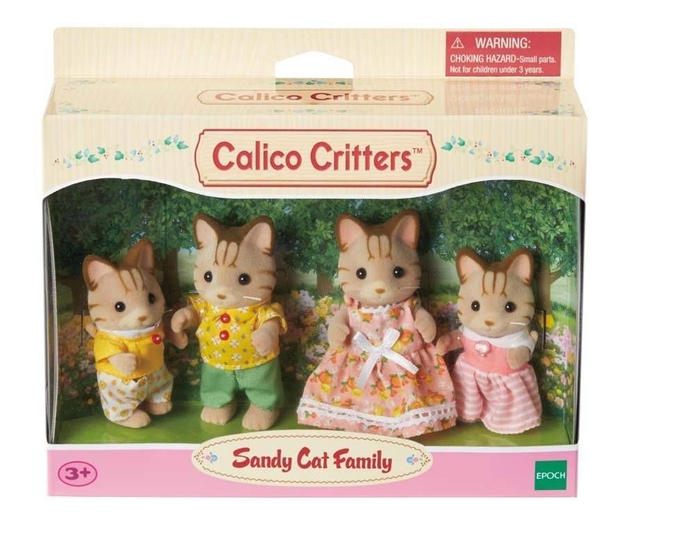 Calico Critters Family Striped Cat