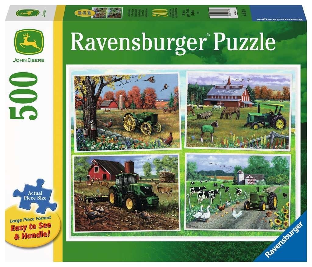 Ravensburger Puzzle 500pc Large Format John Deere Classic