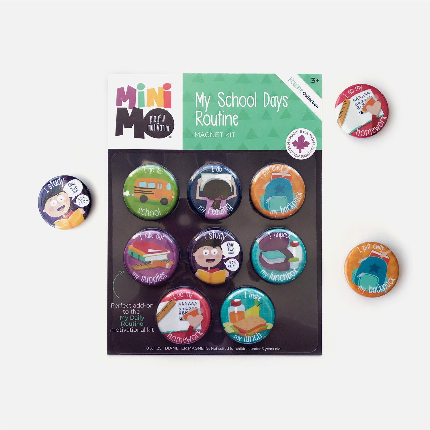 Minimo My Routine School Days Routine