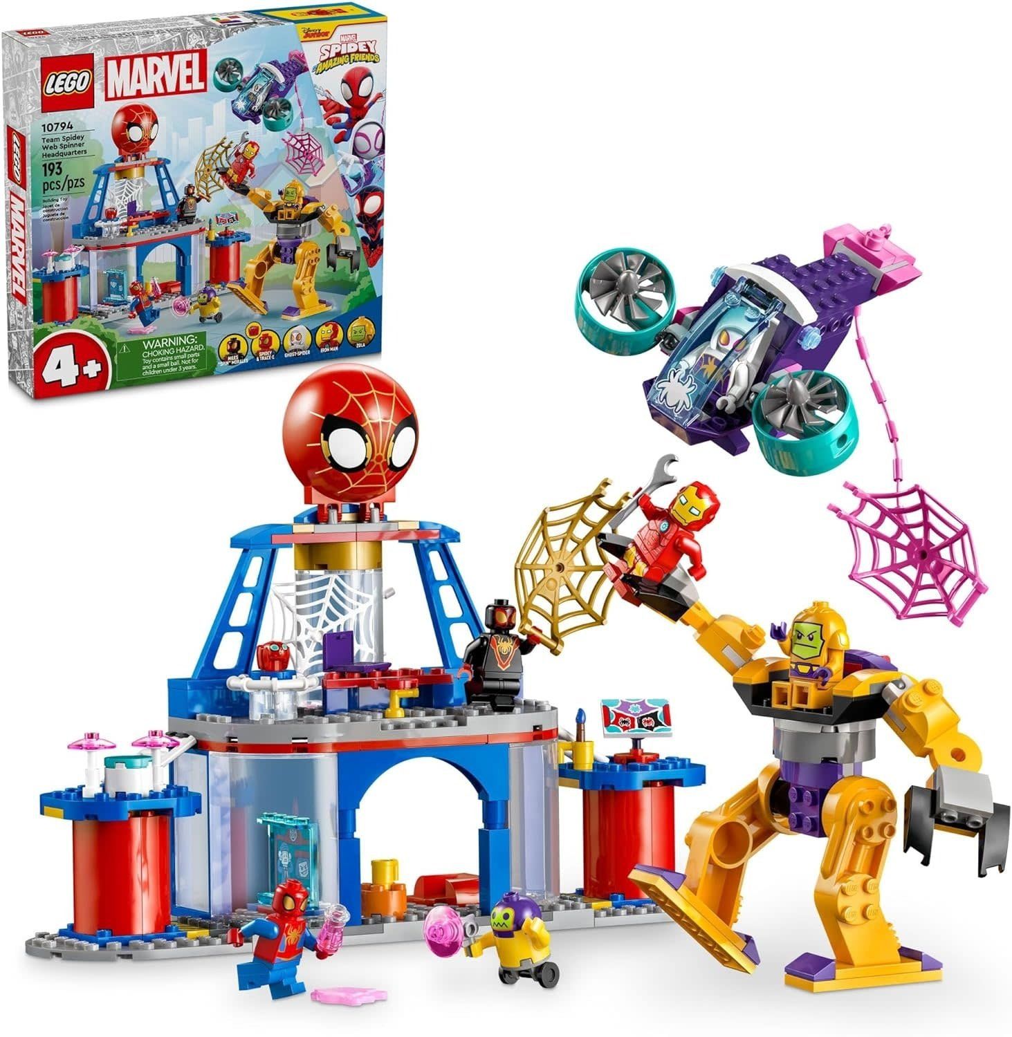 Lego Team Spidey Web Spinner Headquarters