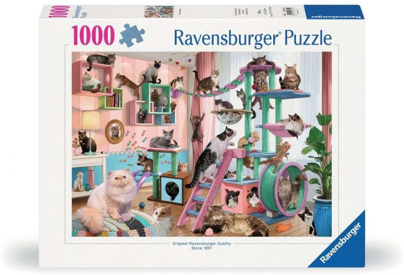 Ravensburger Puzzle 1000pc Cat Tree Heaven