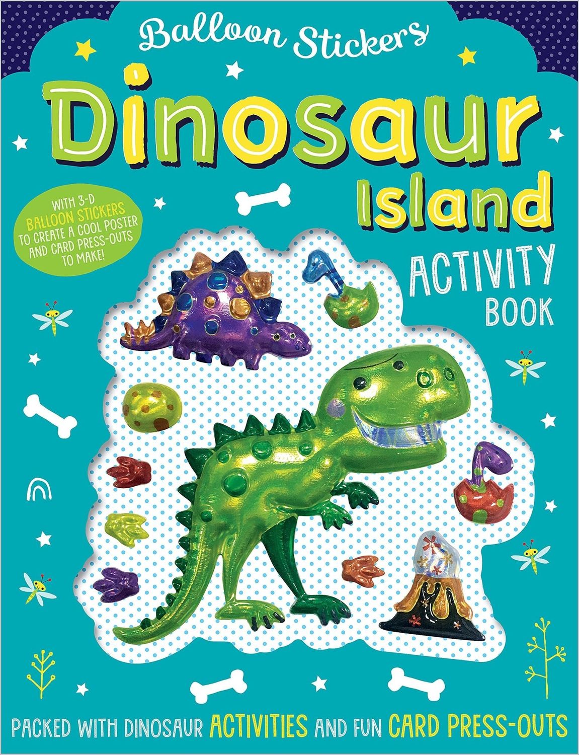 Balloon Stickers Book Dinosaurs